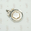 Round English Sterling Silver Fob with Shield