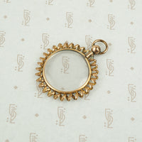 Spiral Framed Double-Sided Locket