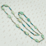 1960's Egyptian Revival Scarab Bead Necklace