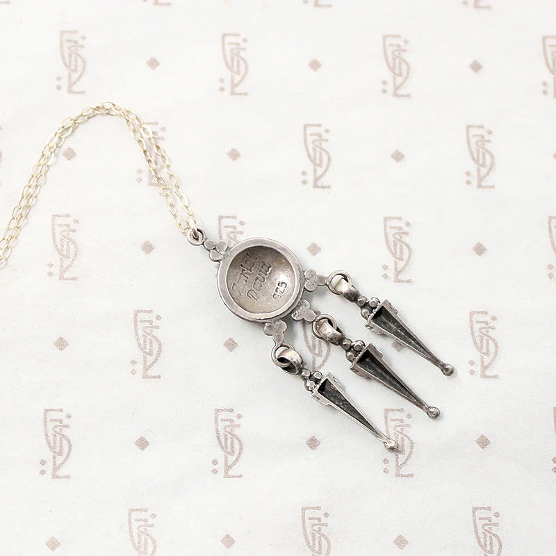"Azriel David" Sterling Silver Dangle Pendant