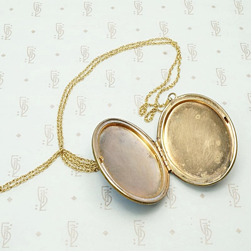 Exquisite Blue Enamel Victorian Revival Locket