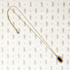 Arts & Crafts Lapis Lazuli Pendant in Gold