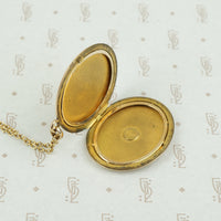 Art Deco Locket in Rosey Gold Filled