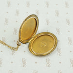 Art Deco Locket in Rosey Gold Filled