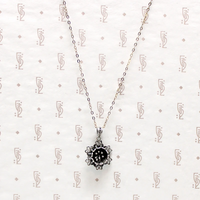 Sweet Silver Filigree Flower Pendant