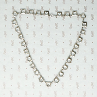 Art Deco Crystal and Sterling Choker