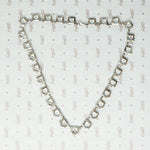 Art Deco Crystal and Sterling Choker