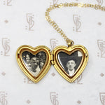 Simple & Sweet Heart-Shaped Locket with Great Photos