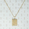 Two Tone Engraved Art Deco Locket