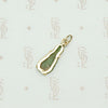 Vivid Green Jade Buddha Charm in 18k Gold