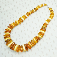 Powerful Baltic Amber Graduated Bead Necklace