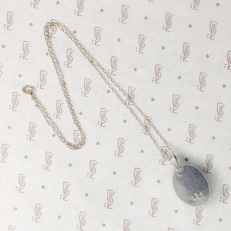 Sophisticated Onyx & Sterling Silver Pendant