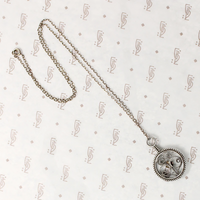 Delicately Scrolled Silver Filigree Pendant