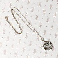 Delicately Scrolled Silver Filigree Pendant