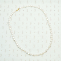 Timeless Staple 19" White Pearl Necklace