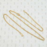 Victorian Slide Chain with Star Set Opal
