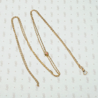 Garnet & Pearl Victorian Slide Chain
