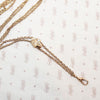 Victorian Fleur de Lis Slide Chain with Opals & Pearls
