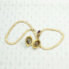 Victorian Book Chain with Aesthetic Movement Locket