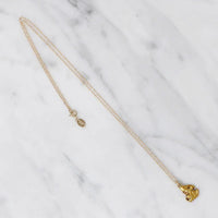 Luxe Solid Gold Nugget Necklace