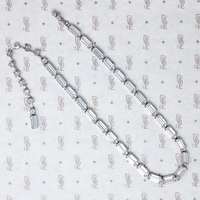 Elegant Emerald Cut Rhinestone Choker