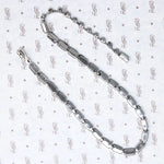 Elegant Emerald Cut Rhinestone Choker