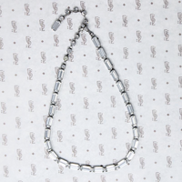 Elegant Emerald Cut Rhinestone Choker