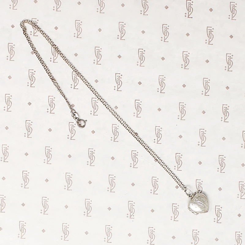 Wee Engraved Sterling Silver Heart Locket