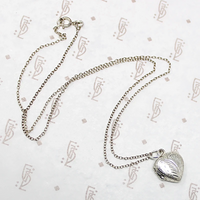 Wee Engraved Sterling Silver Heart Locket
