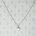 Adorable Engraved Silver Heart Locket