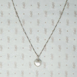 Adorable Engraved Silver Heart Locket