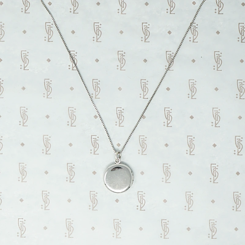 Vintage Engraved Sterling Locket