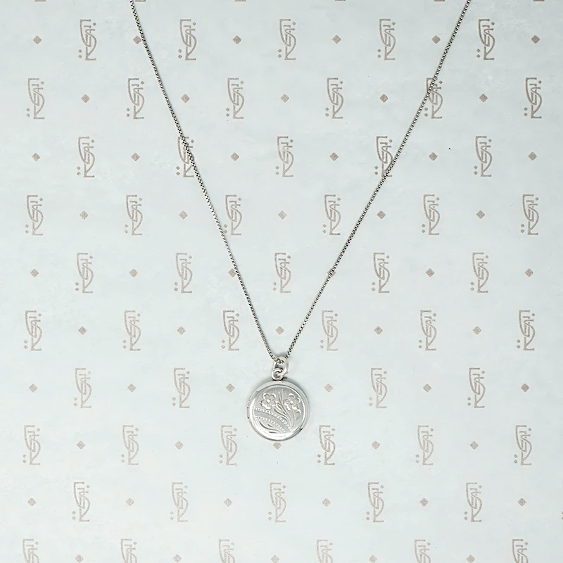 Vintage Engraved Sterling Locket