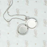 Vintage Engraved Sterling Locket