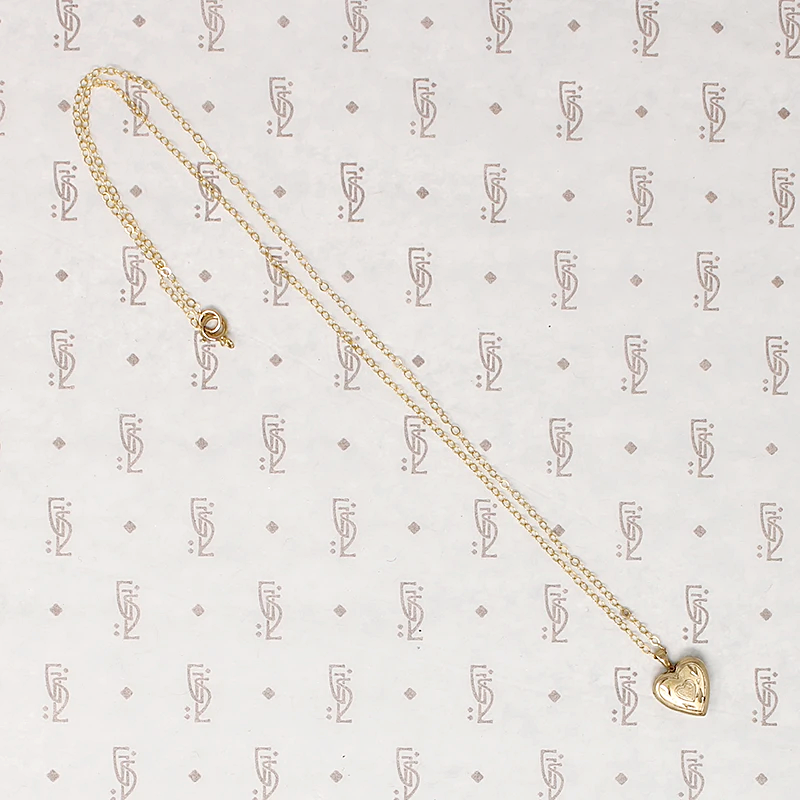 Tiny Hearts & Arrows Heart Locket