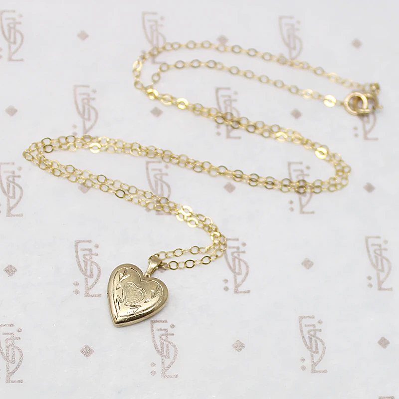 Tiny Hearts & Arrows Heart Locket