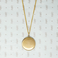 Pretty 1920s Engraved Locket