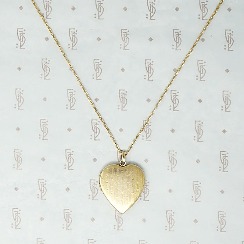 Art Deco Sweet Heart Locket