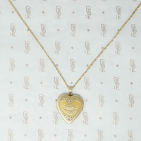 Art Deco Sweet Heart Locket