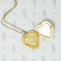 Art Deco Sweet Heart Locket