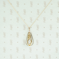 Dreamy Binder Bros Moonstone and Gold Necklace