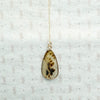 Natural Leopard Agate Bezel Set Pendant