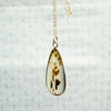 Natural Leopard Agate Bezel Set Pendant