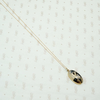 Chocolate & Caramel Leopard Agate Pendant