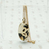 Chocolate & Caramel Leopard Agate Pendant