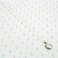 Sweet 1970s Silver Heart Locket