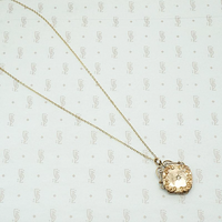 Gold Filled Victorian Locket with Star Set Paste
