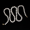 20" Graduated Pearl Necklace with Gold Clasp