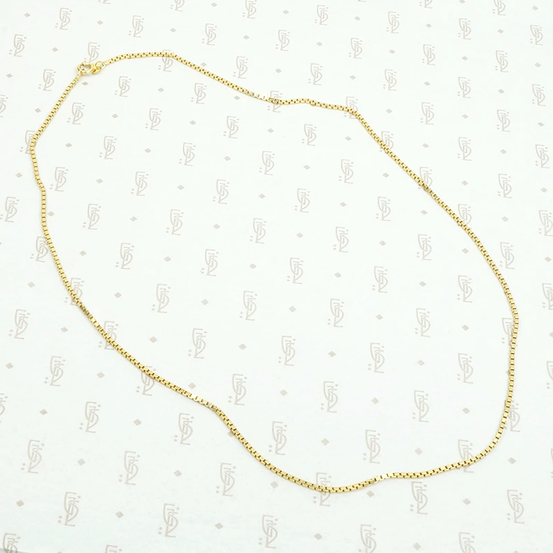 Supple 18k Gold Vintage Box Chain