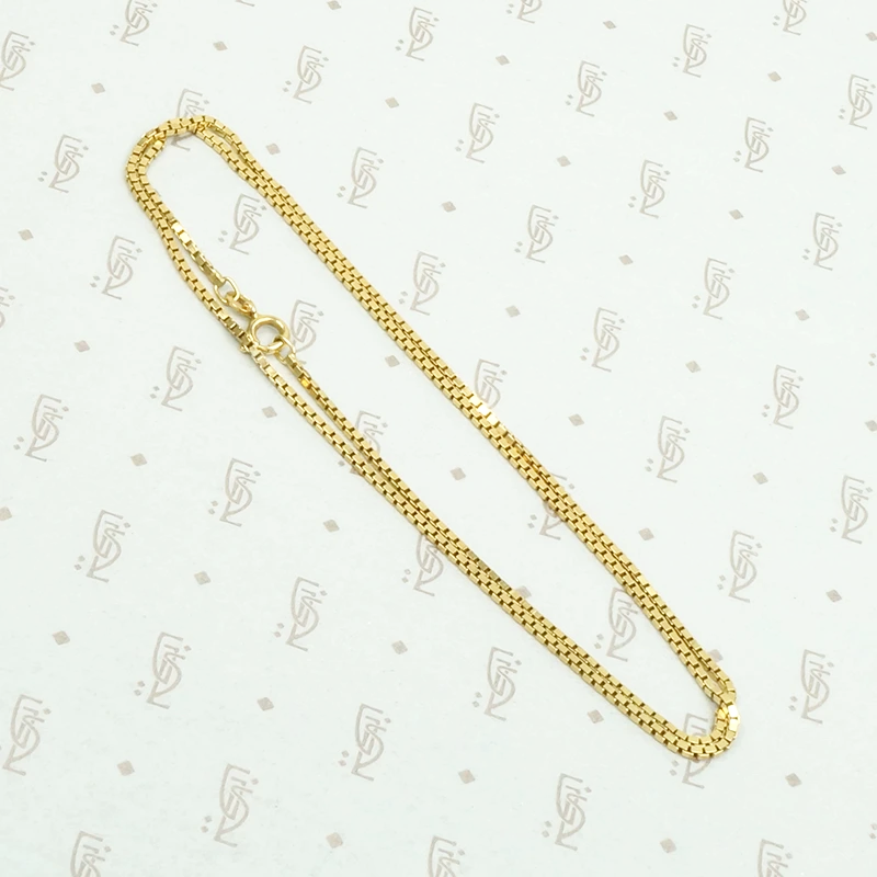 Supple 18k Gold Vintage Box Chain